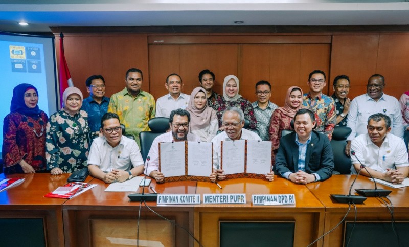 Rapat dengan Menteri PUPR, Komite II DPD Minta Infrastuktur Daerah Segera Dibangun