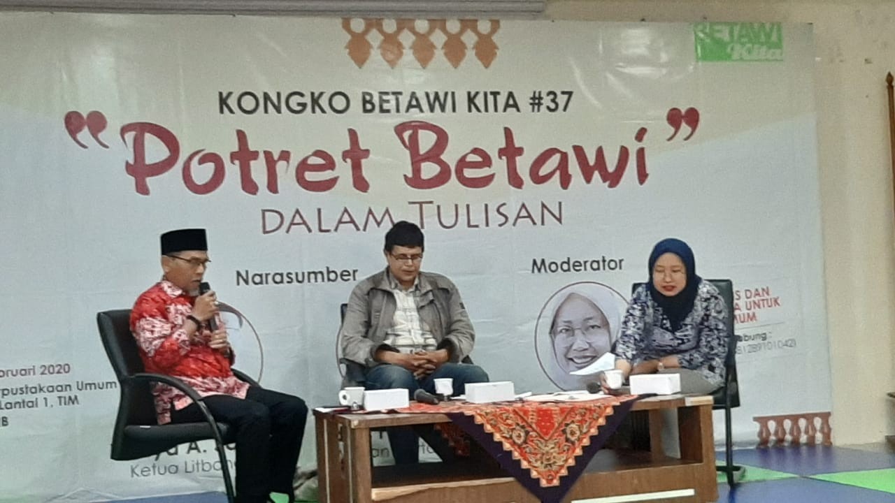 'Potret Betawi dalam Tulisan', Upaya Kembalikan Citra Positif Orang Betawi