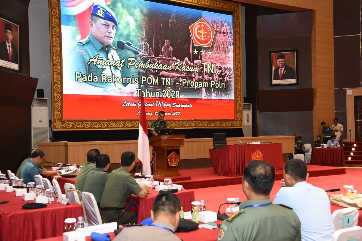 Kasum TNI :  TNI Bekerja Sesuai Visi Misi Kenegaraan dan Pemerintah