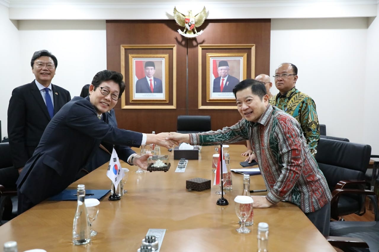 Bertemu Menteri Lingkungan Hidup Korsel, Menteri Suharso Paparkan Konsep LCDI