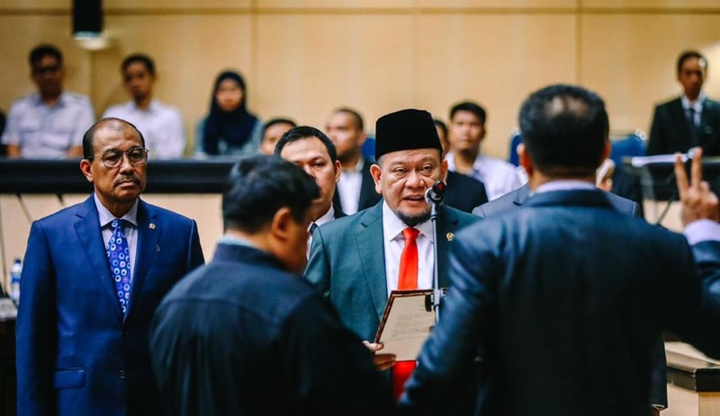 Ketua DPD RI Lanyalla Mahmud Mattalitti Lantik Anggota PAW DPD RI Asal Maluku Utara