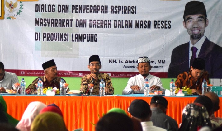Anggota DPD RI Lampung Abdul Hakim Siap Dalami Implementasi Dana Desa