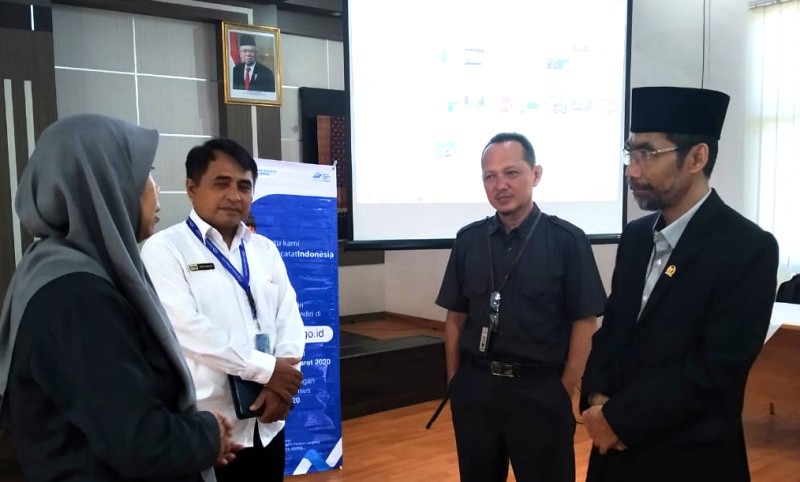 Anggota DPD Abdul Halim Pantau Ngibar Sensus Di BPKP