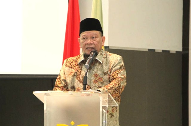 Ketua DPD Lanyala Mahmud Mattalitti Minta Masyarakat Tingkatkan Kerukunan Antar Umat Beragama.