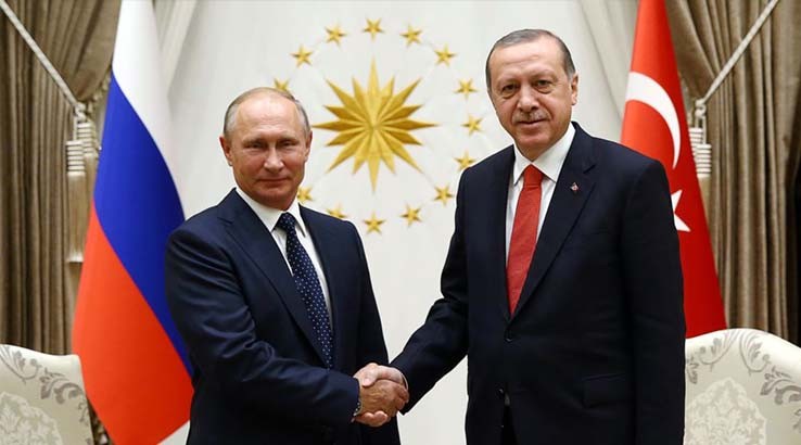 Ingin Gencatan Senjata di Idlib, Erdogan Bertemu Putin  
