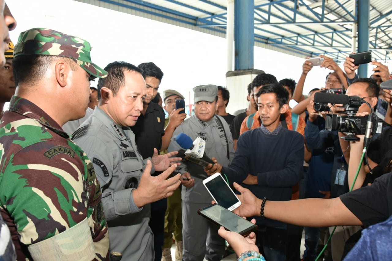 Kepala Bakamla Melakukan Kunjungan Kerja di Natuna