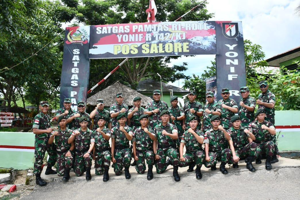 Kasum TNI Tinjau Pos Pengamanan Perbatasan RI-Timor Leste