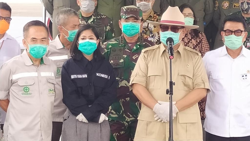 Menhan Ajak Bahu Membahu Atasi Penyebaran Covid-19