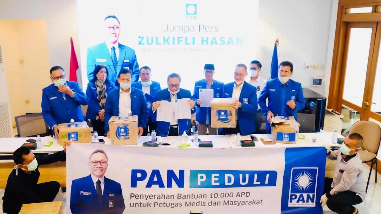 PAN Sampaikan Belasungkawa untuk Korban Corona, Siap Salurkan 10 Ribu APD