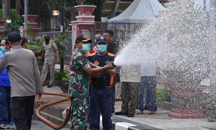 Turun Ke Lapangan, Dandim Lamongan Putus Rantai Penyebaran Corona