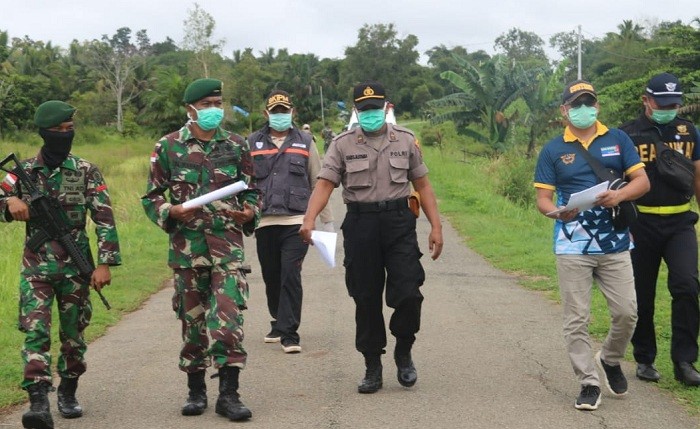 Satgas Yonif 411 Kostrad Gencarkan Sosialisasi Pencegahan Covid-19 di Perbatasan