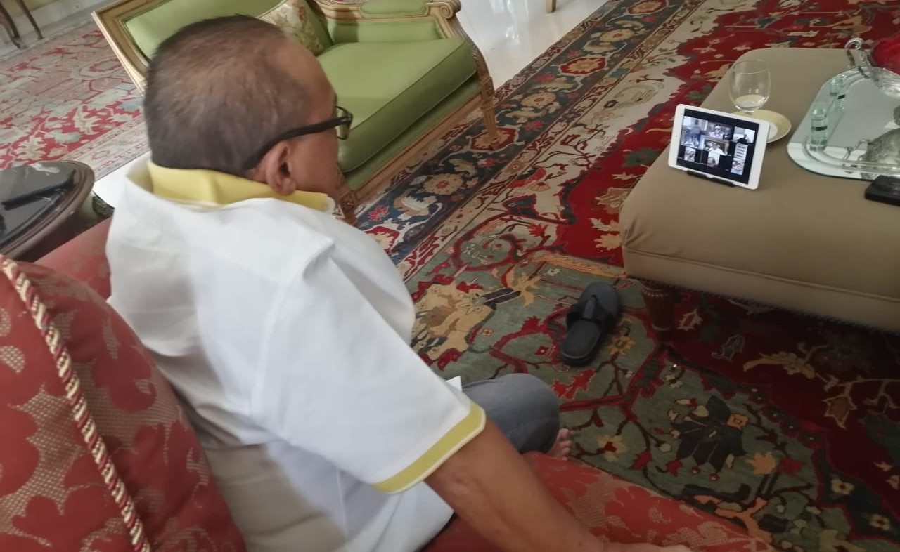 Rapat Secara Virtual, Dewan Pembina Golkar Singgung Masalah Ekonomi