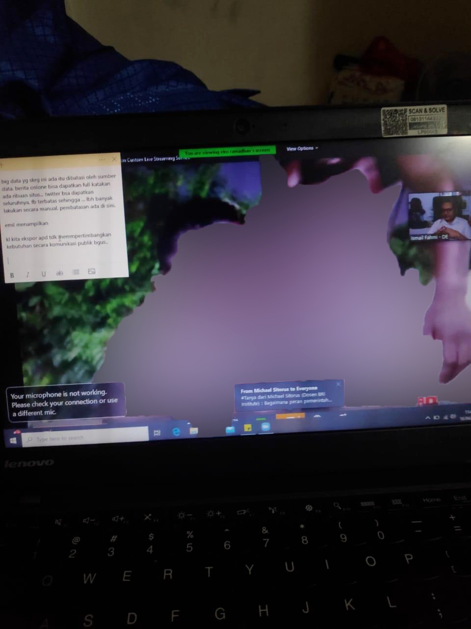 Rapat Wantiknas Disusupi Video Porno, Perlu Aplikasi Lokal Yang Aman