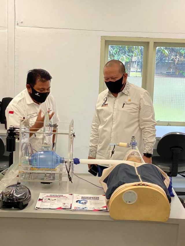 Ketua DPD RI LaNyala Desak Pemerintah Segera Produksi Massal Ventilator Buatan Pindat