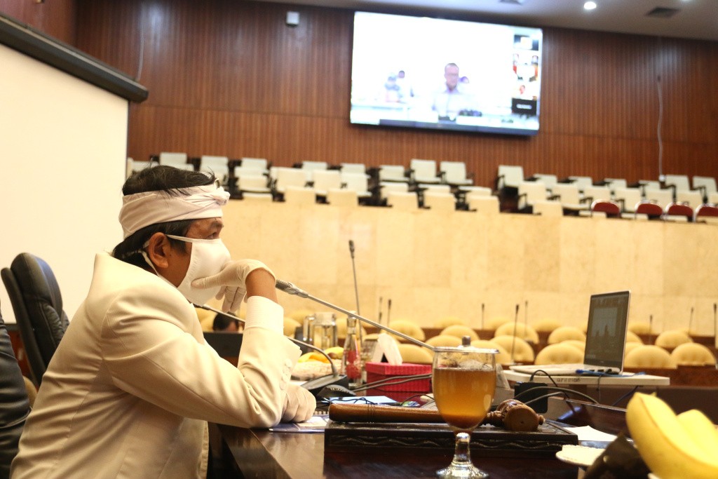 Komisi IV DPR Raker Vertual Dengan Menteri KKP