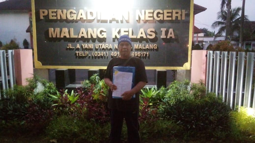 Indra Azwan Menggugat Negara Di PN Malang untuk Menagih Keadilan Kasus Kusam Tabrak Lari Sang Buah Hati