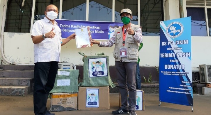 Gandeng GP Ansor, Aice Grup Salurkan APD ke 13 Rumah Sakit Rujukan Covid19