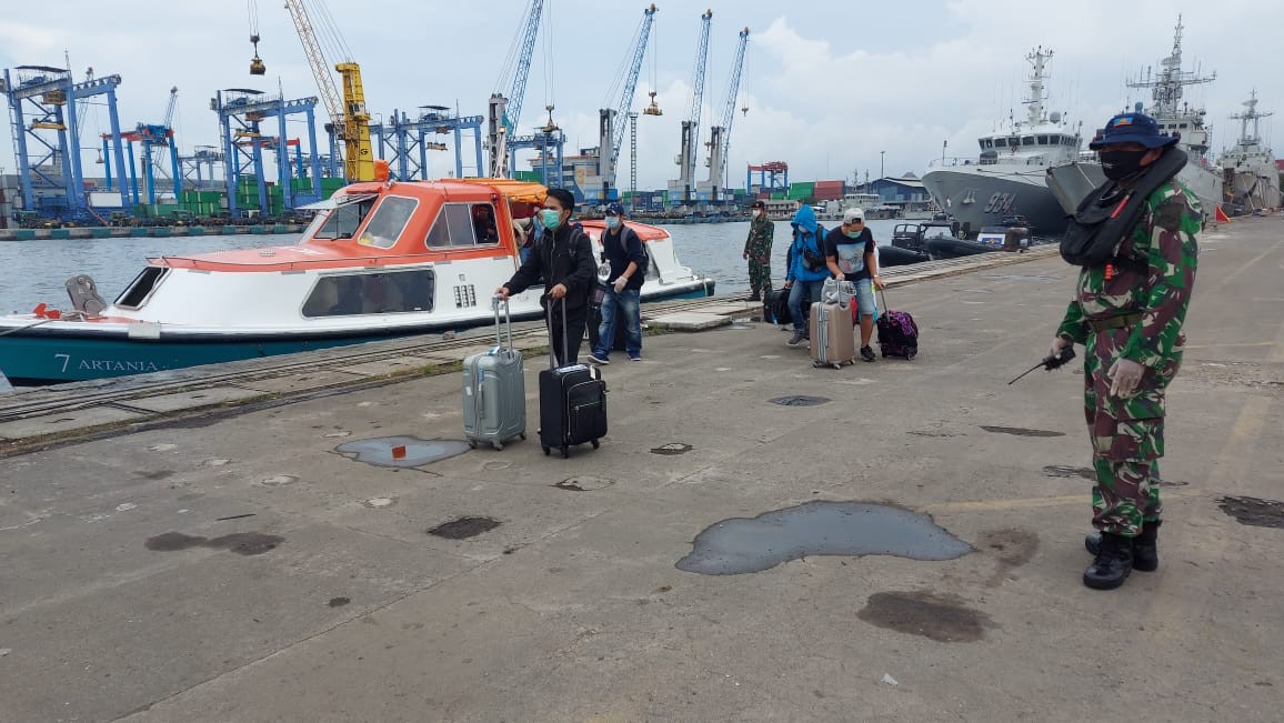57 WNI ABK MV Artania dari Australia Tiba di Jakarta