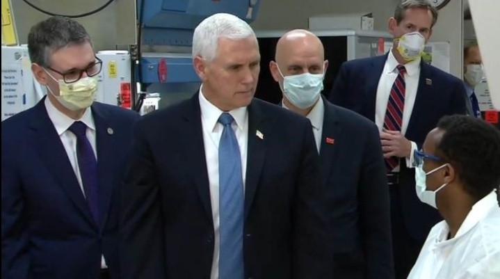 Wakil Presiden AS Pence Langgar Aturan Rumah Sakit