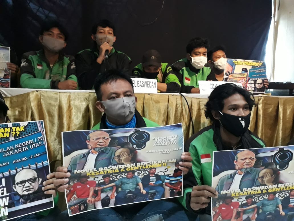 Aktivis dan Komunitas Ojol Minta Novel Bersikap Ksatria Teladani Para Penyiramnya
