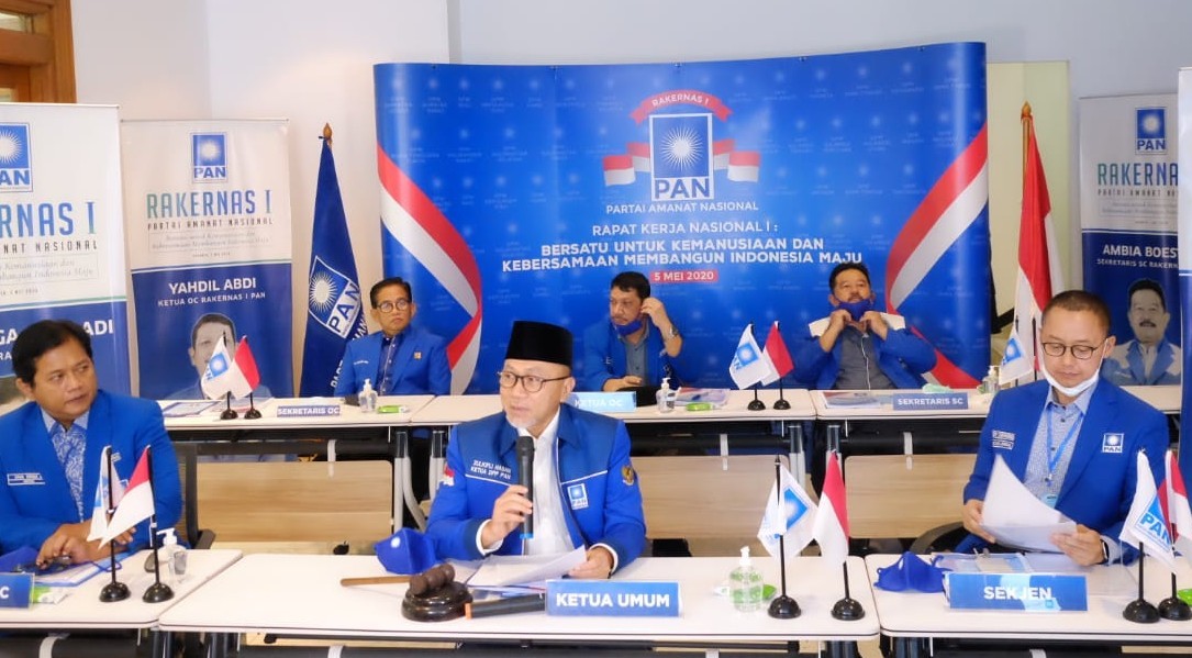 Rakernas PAN Secara Virtual Dibuka Oleh Zulkifli Hasan