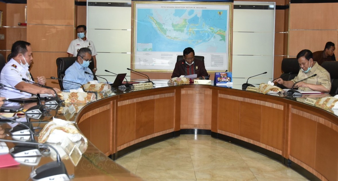 Kepala Bakamla RI Hadiri Rapat Pembahasan Perkembangan Situasi Keamanan Laut Natura Utara