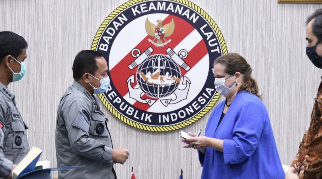 Kepala Bakamla RI Terima Kunjungan Kehormatan Charge D’ Affaires Dubes Amerika Serikat