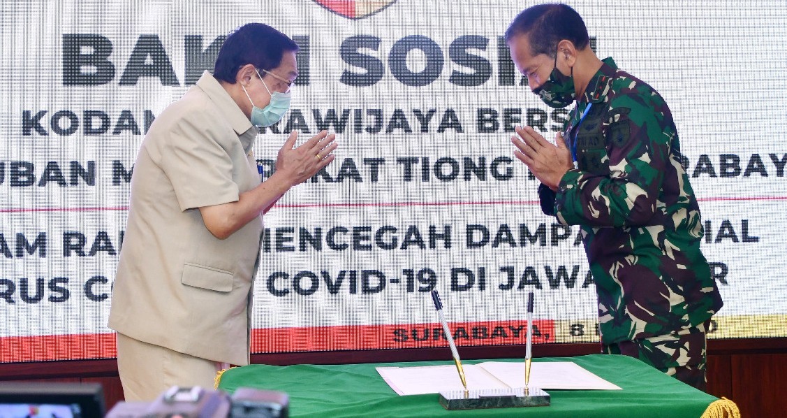 Kodam Bersinergi Atasi Kebutuhan Warga Terdampak Corona