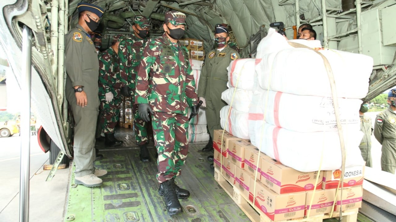 TNI Kirim Bantuan Kemanusiaan Untuk Korban Topan Harold ke Fiji