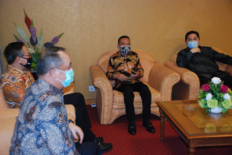 Rapat Gabungan Pimpinan DPR Dengan Meneg BUMN