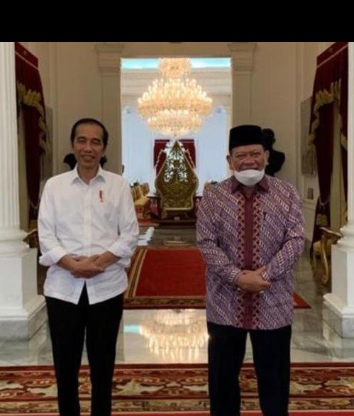 Di Istana, La Nyalla Sampaikan Ketahanan Pangan Hingga Penguatan DPD RI