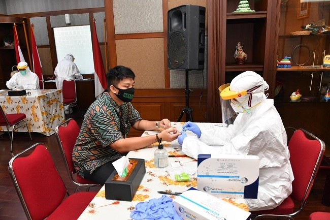 Sebelum New Normal, Kemenkop Kembali Lakukan Rapid Test Bagi ASN 
