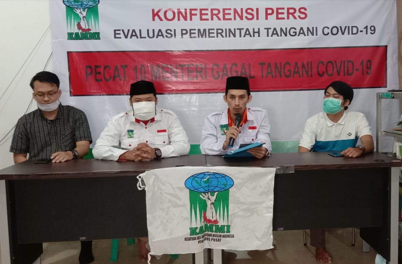 KAMMI Desak Jokowi Reshuffle 10 Menteri Yang Gagal Tangani Covid-19