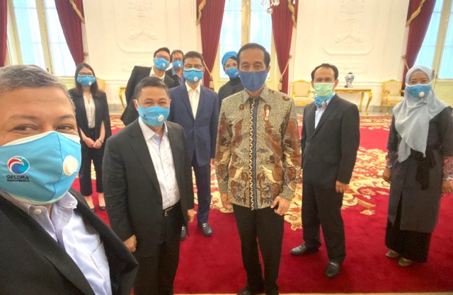 Bertemu Presiden Joko Widodo, Partai Gelora Dukung Pemerintah Atasi Pandemi Covid-19