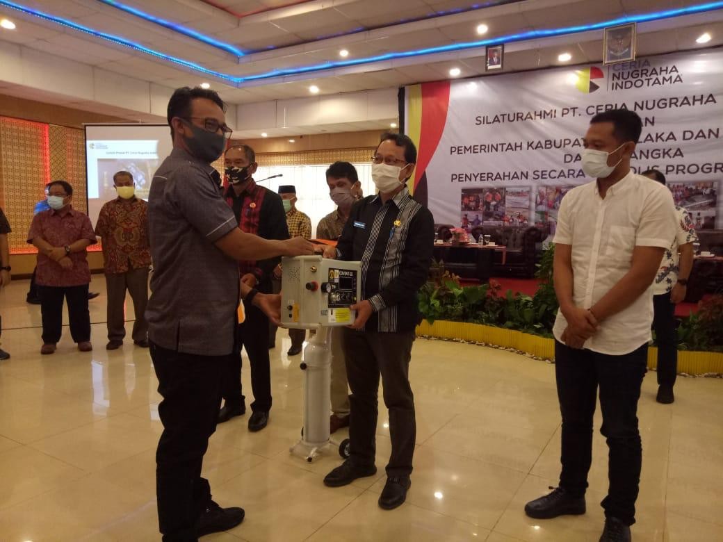 Industri Tambang Nasional Sumbangkan Ventilator Ke RS Rujukan Covid-19