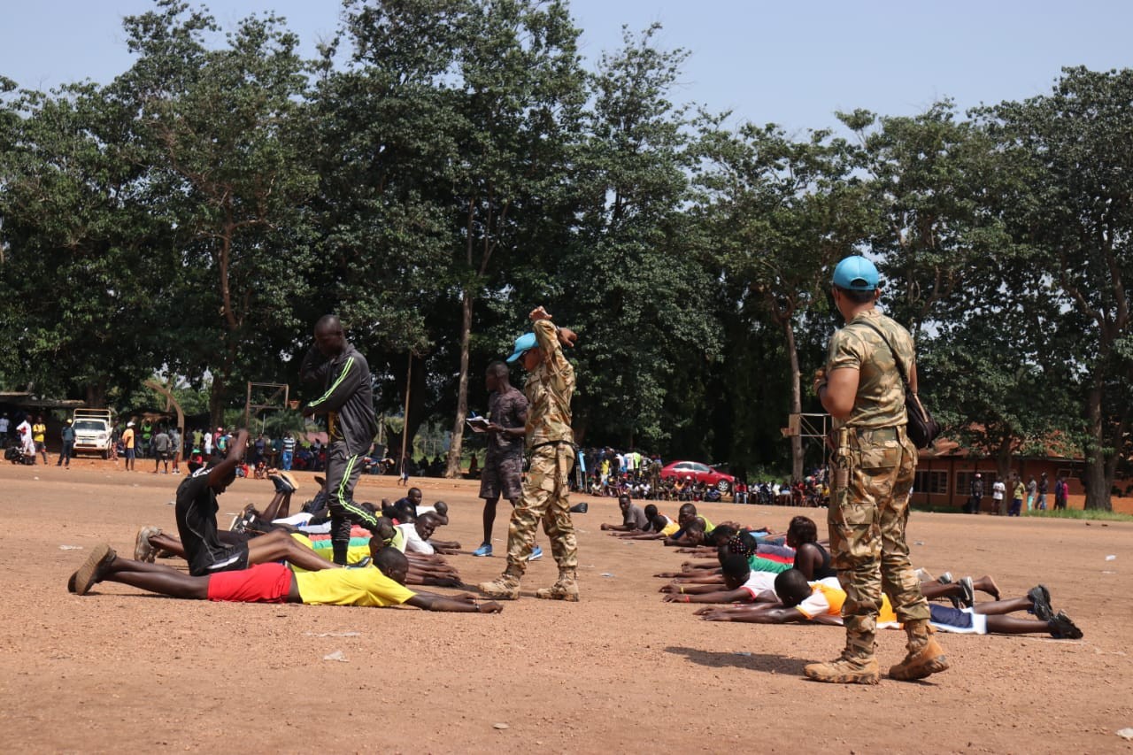 TNI Bantu Rekrut Angkatan Bersenjata Afrika Tengah