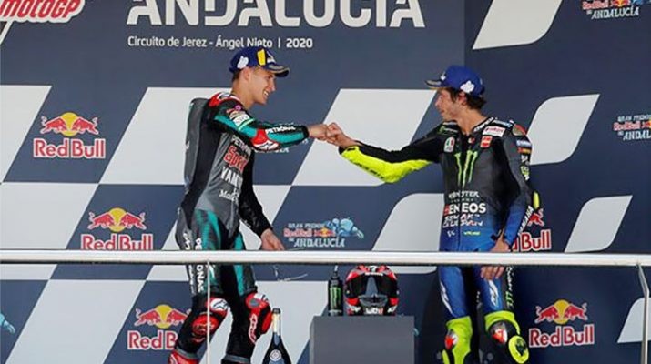 Fabio Quartararo Bangga Satu Podium Dengan Idolanya 