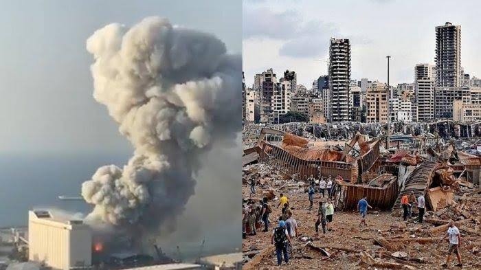 Ledakan Dahsyat di Beirut, Lebih dari 70 Orang Tewas, Ribuan Luka-luka