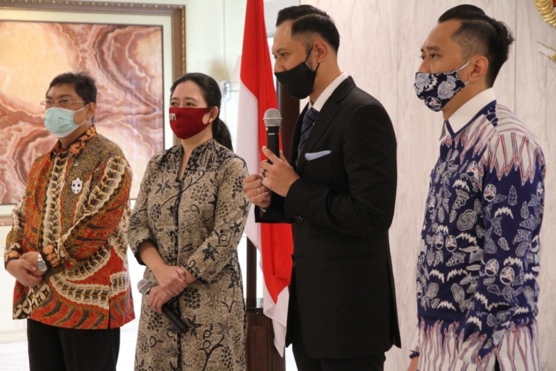 AHY Temui Puan Di DPR