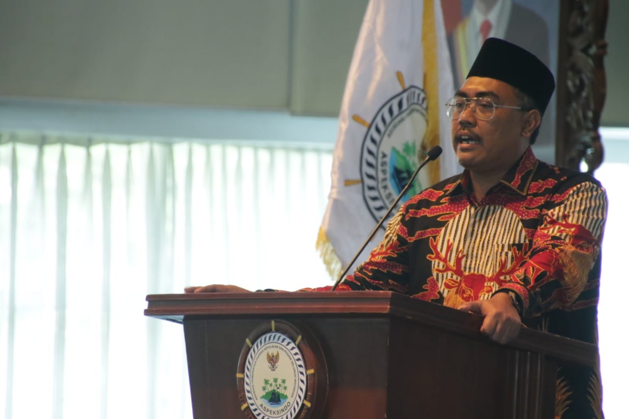 Hadir Dalam HUT III Dan Rakornas Aspeksindo, Gus Jazil Sebut Geser Orientasi di Darat ke Daerah Kepulauan Dan Pesisir