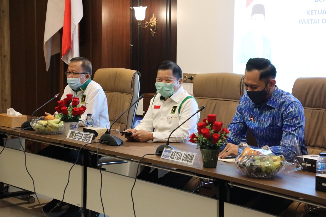 Ketum PPP Terima Kunjungan Safari Politik AHY