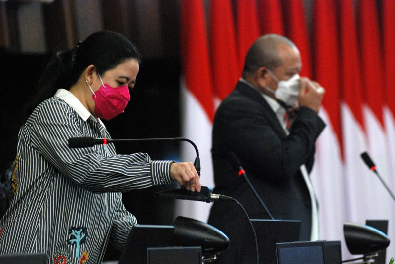 Ketua DPR Puan Cek Gladi Bersih Sidang Tahunan MPR