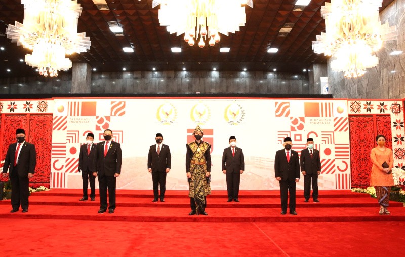 Presiden Jokowi Foto Bersama