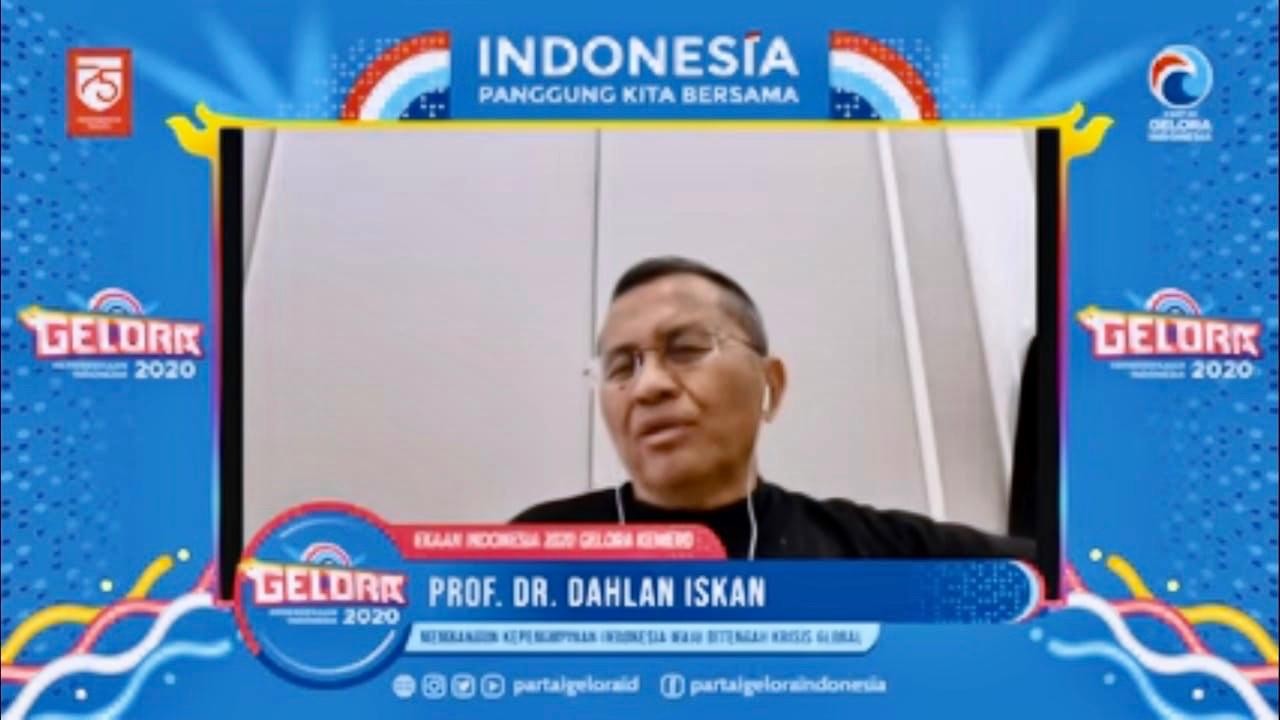 Dahlan Iskan: Partai Gelora Bisa Mencari Pemimpin Populer dan Berkualitas