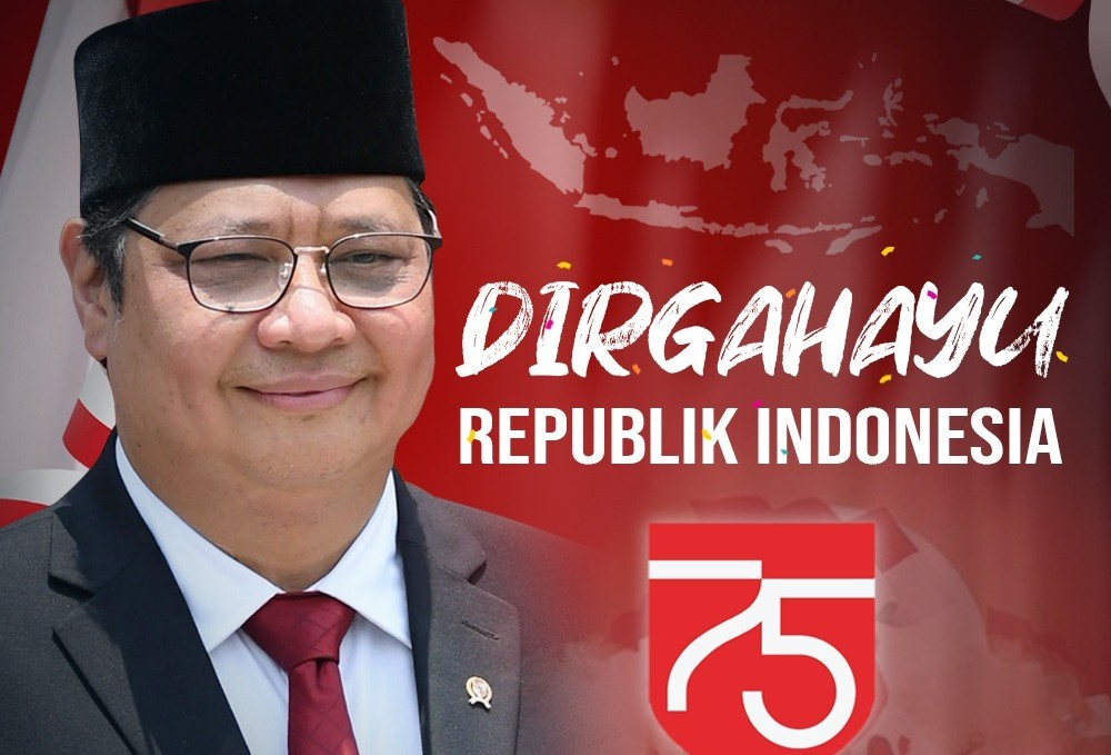 HUT RI, Airlangga : Mari Rayakan Dengan Rasa Syukur