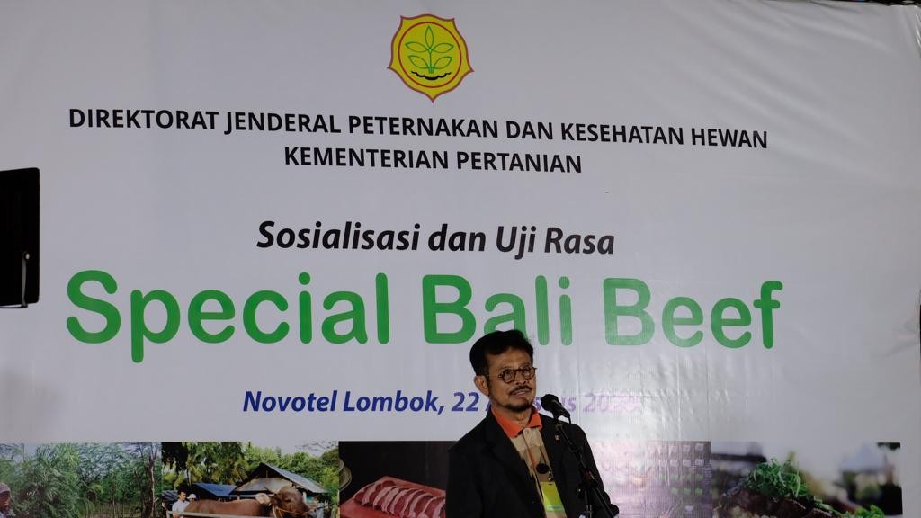 Mentan Syahrul Beberkan Kelebihan Daging Sapi Bali, Apa Saja?