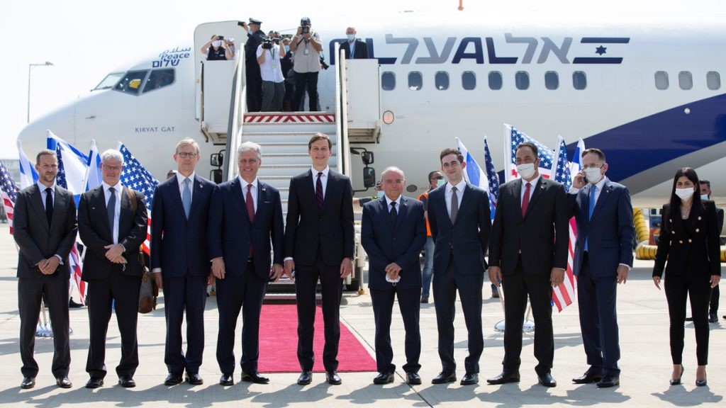 Delegasi AS dan Israel Naiki Penerbangan Pertama dari Tel Aviv ke Abu Dhabi