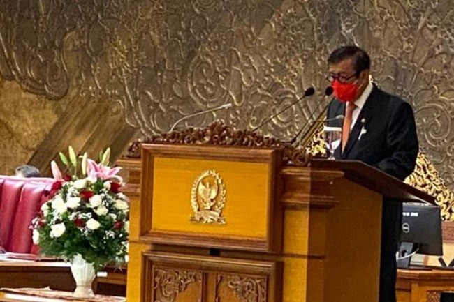 Menkumham: Pengesahan UU MK Jadi Landasan Yuridis Penetapan Hakim Konstitusi