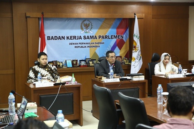 BKSP DPD RI Beri Ucapan Selamat Atas Pelantikan Ketua Baru Senat Malaysia