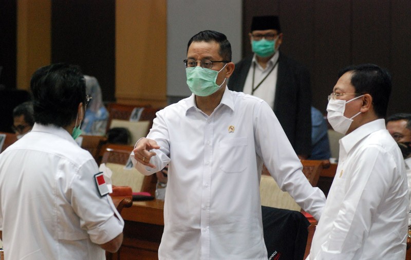 Mensos Bahas RUU Penanggulangan Bencana